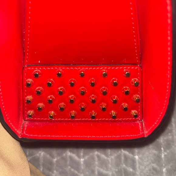 Christian Louboutin Vibrant Red Handbag - Picture 8 of 9